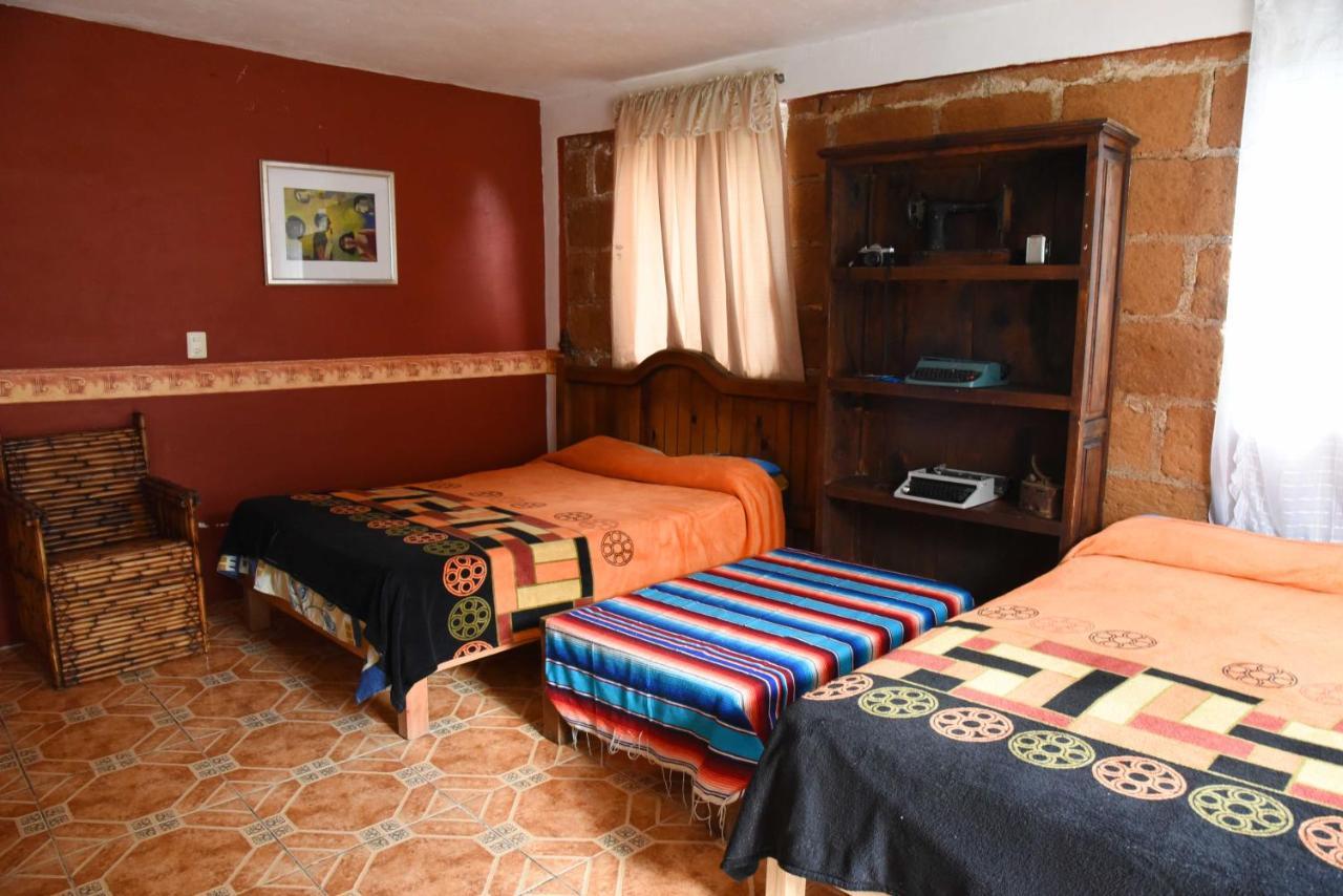 Hotel Las Fumarolas De Don Goyo Чолула Экстерьер фото